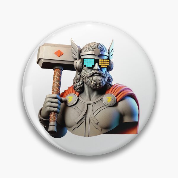 Item preview, Pixel Thor – God of Thunder and Chill designed and sold by BeamiCreations.