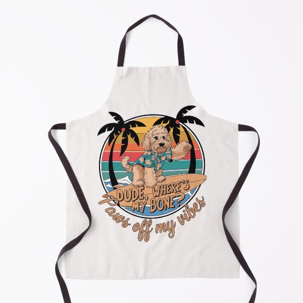 Item preview, Surf Goldendoodle Vibes – Dude, Where’s My Bone? designed and sold by WildlifeInc.