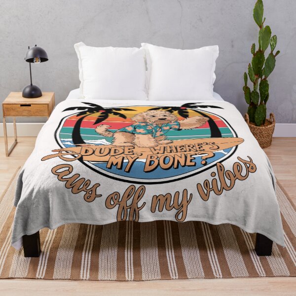 Item preview, Surf Goldendoodle Vibes – Dude, Where’s My Bone? designed and sold by WildlifeInc.