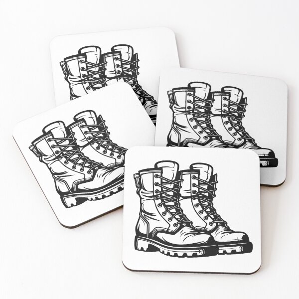 Item preview, Military Combat Boots Tactical Footwear Soldiers Shoes designed and sold by inkoutninja.