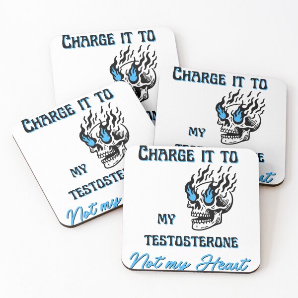 Item preview, Charge It To My Testosterone | Funny Men's Hormone Shirt | Gym Rage Tee | Sarcastic Workout Apparel | Men's Mood Swing Humor | Young Hunt Design designed and sold by Weird5-TheStore.