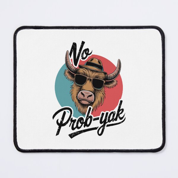Item preview, No Prob-Yak Retro Cool Yak Design designed and sold by WildlifeInc.