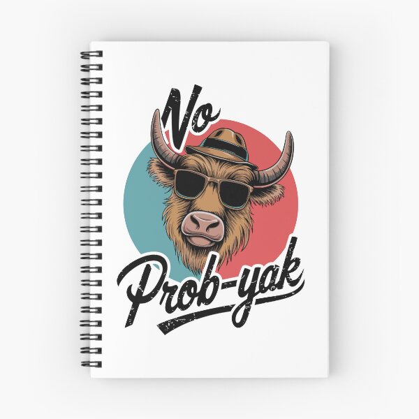 Item preview, No Prob-Yak Retro Cool Yak Design designed and sold by WildlifeInc.