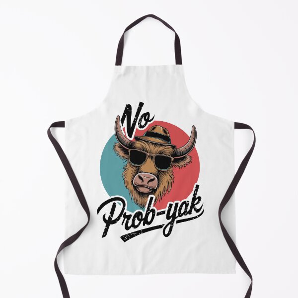 Item preview, No Prob-Yak Retro Cool Yak Design designed and sold by WildlifeInc.
