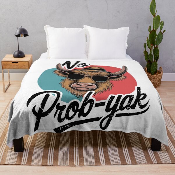 Item preview, No Prob-Yak Retro Cool Yak Design designed and sold by WildlifeInc.