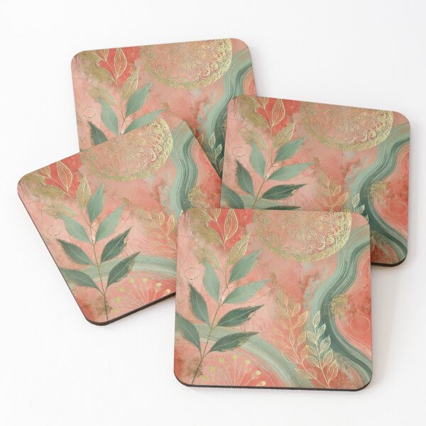 Item preview, Abstract Golden Leaf Artwork Style 7 designed and sold by Oonward2021.