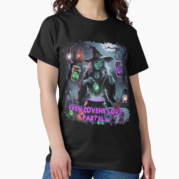 Item preview, Witch Dying Easter Eggs Design, Gothic Easter Design, Even Covens Love Pastel, Horror Easter Fashion, Spooky Holiday Design designed and sold by BlkFelineThrds.