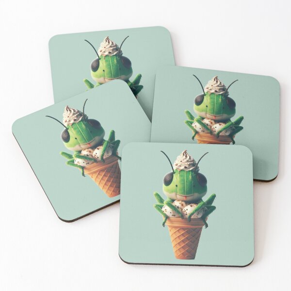 Item preview, Adorable Grasshopper in Ice Cream Cone designed and sold by Astralia.