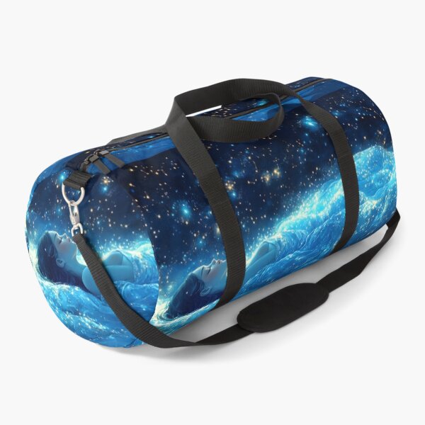 Item preview, A peaceful lady figure lying under a glowing canopy of stars designed and sold by wonderisland.