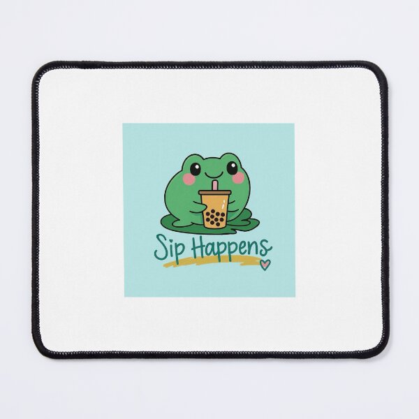 Item preview, Boba Frog Sip Happens designed and sold by strikeuhpose.