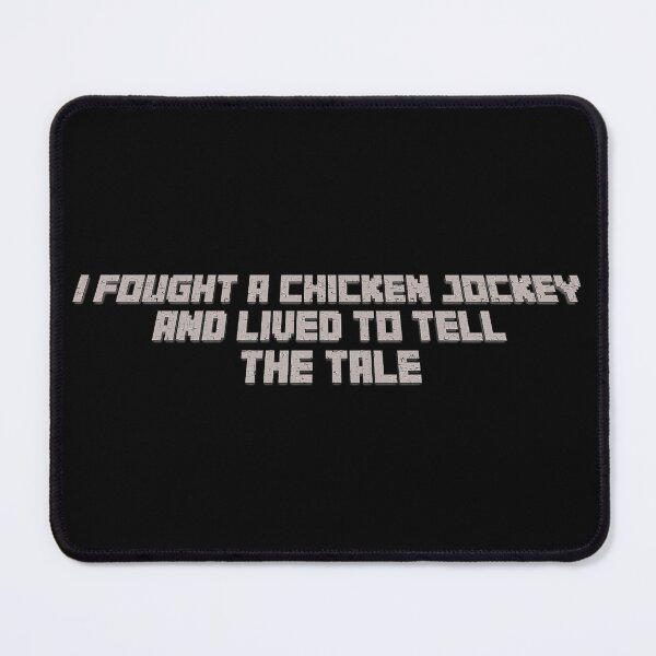 Item preview, i fought a chicken jockey designed and sold by Flint & Steel.