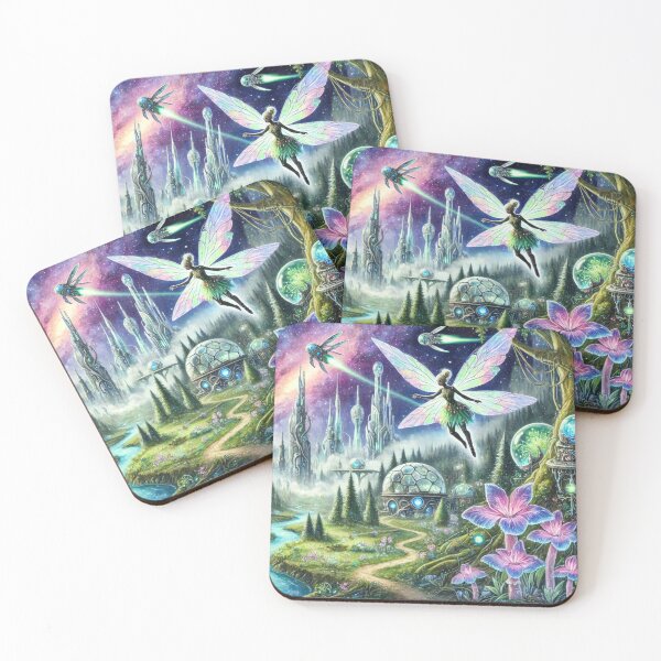 Item preview, Fairy Land In Sci-fi World Style 2 designed and sold by Dream Bloom Gallery.