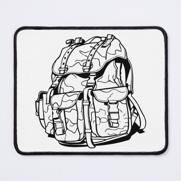 Item preview, Rucksack Military Tactical Backpack Assault Bag Hike designed and sold by inkoutninja.