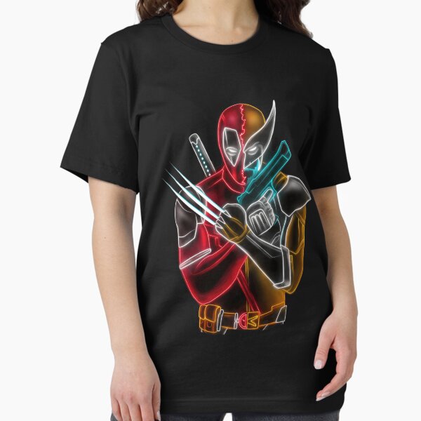 Vista previa del artículo con la obra «Deadpool y Wolvierine», diseñado y vendido por gironitati.