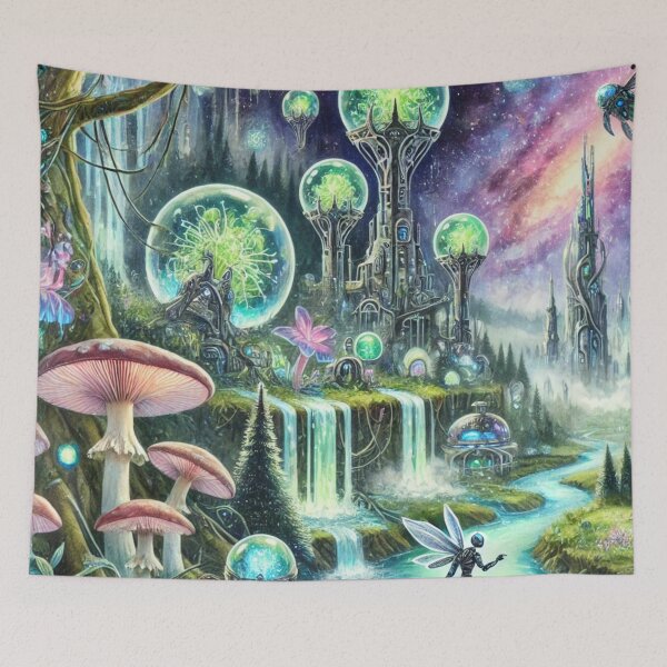 Item preview, Fairy Land In Sci-Fi World Style 1 designed and sold by Oonward2021.