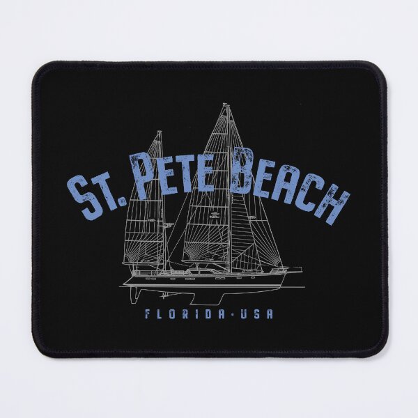 Item preview, St. Pete Beach Florida Nautical Sailboat Design designed and sold by Futurebeachbum.