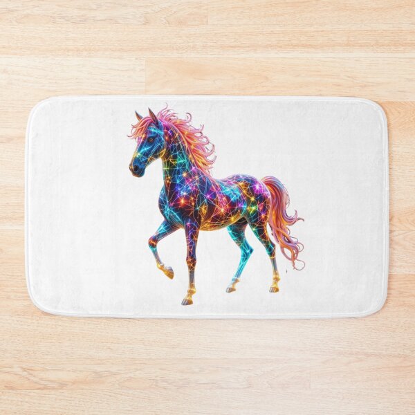 Item preview, Glowing Colorful Horse designed and sold by GloriousArtSKD.