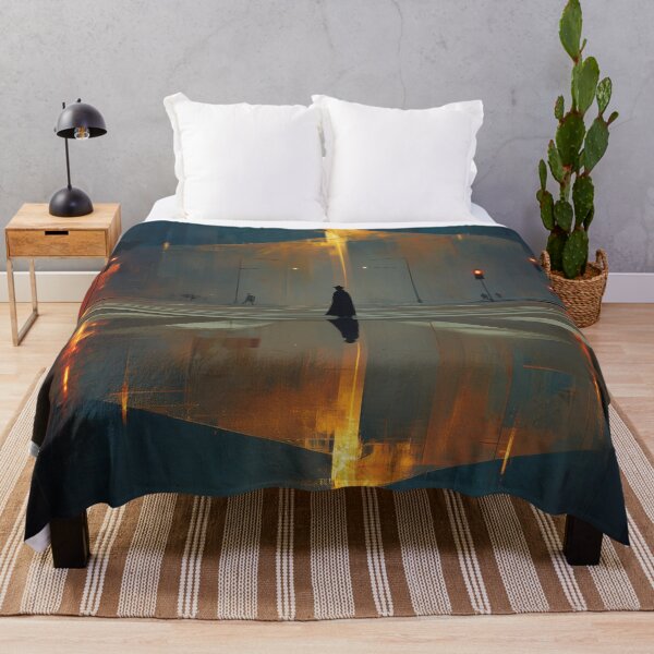 Item preview, Man in a Long Black Coat at the Crossroads designed and sold by SurrealeyeSEA.