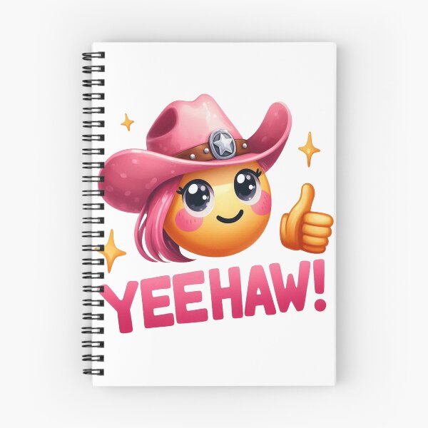 Item preview, Yeehaw Emoji Pink designed and sold by clarkfraser.
