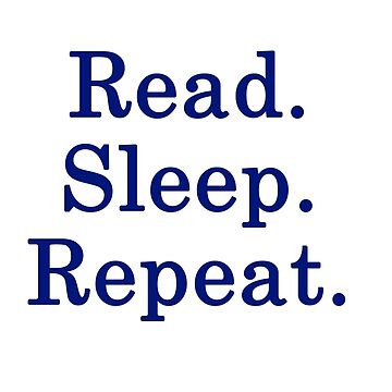 Artwork thumbnail, Sacramento Book Festival: Read Sleep Repeat T-Shirt by SacBookFest