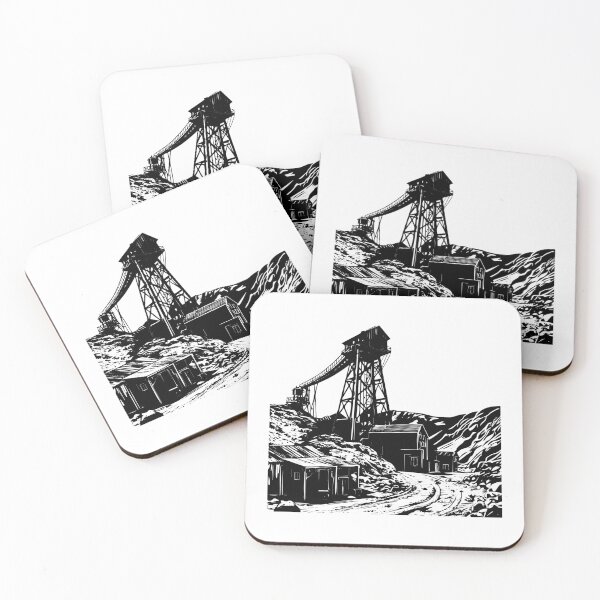 Item preview, Mine Pit Quarry Mineral Rocks Site Ore Extract Dig designed and sold by inkoutninja.