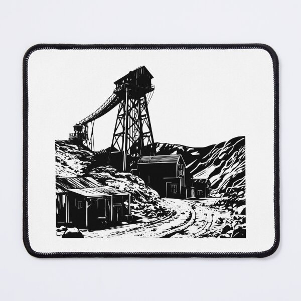 Item preview, Mine Pit Quarry Mineral Rocks Site Ore Extract Dig designed and sold by inkoutninja.