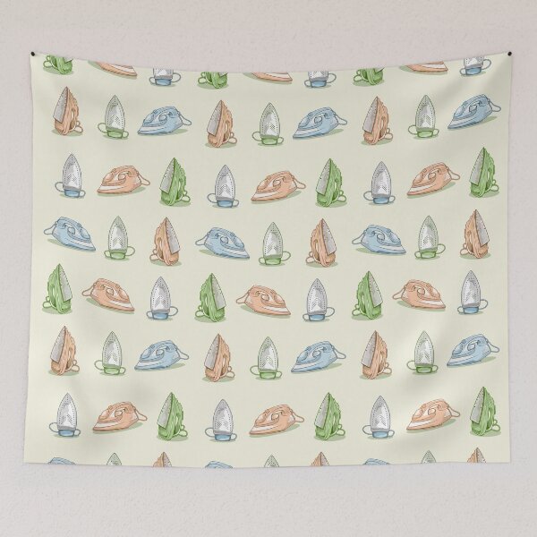 Item preview, Iron pattern laundry day designed and sold by ekpatterns.