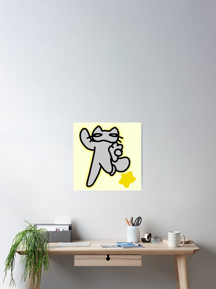 Thumbnail 2 of 3, Poster, Meese standing designed and sold by Meeseloaf.