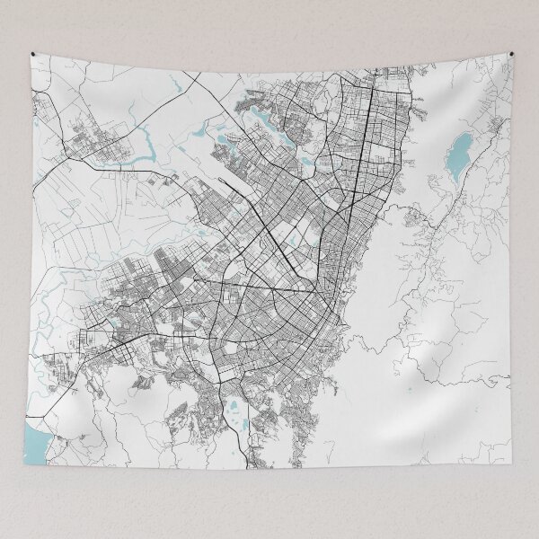 Item preview, Bogota City Map of Colombia - Circle designed and sold by deMAP.