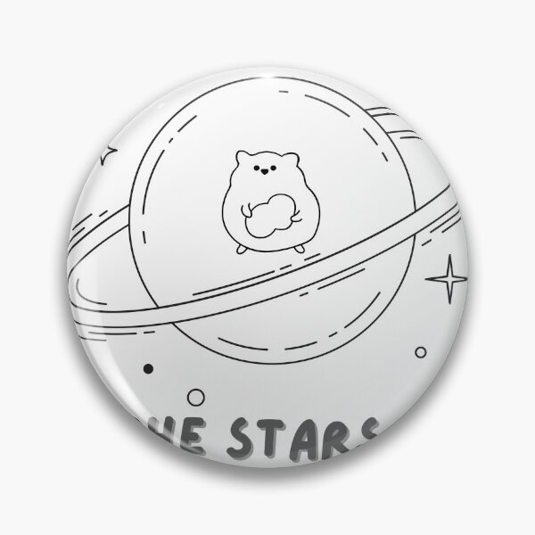 Item preview, Space Hamster with Planet Rings - Cute Cosmic Illustration designed and sold by Sukree.m.