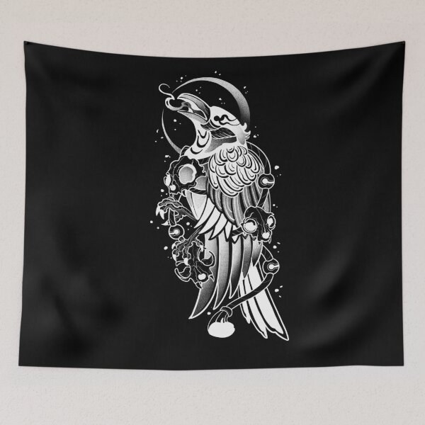 Item preview, Raven dark style white designed and sold by 7Delamancha.