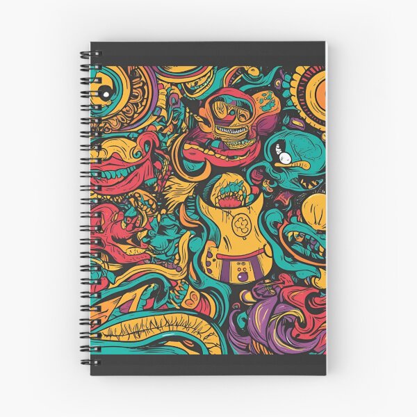 Item preview, Funky vibrant colors illustration designed and sold by Regal-Elegances.