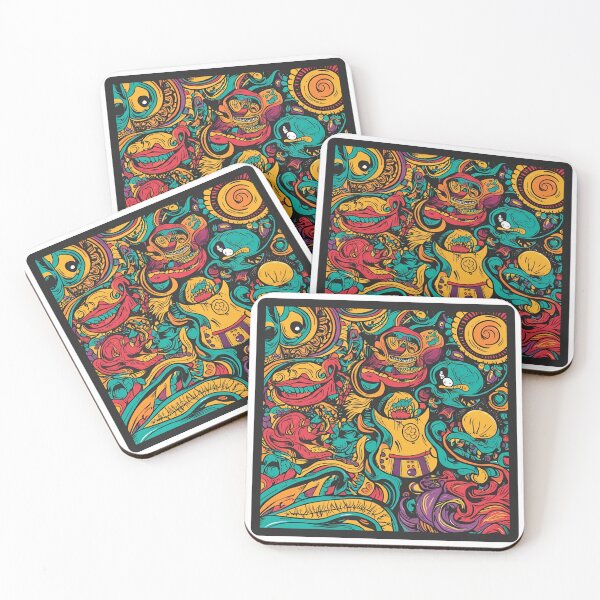 Item preview, Funky vibrant colors illustration designed and sold by Regal-Elegances.