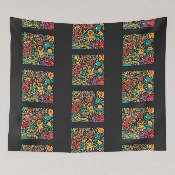 Item preview, Funky vibrant colors illustration designed and sold by Regal-Elegances.