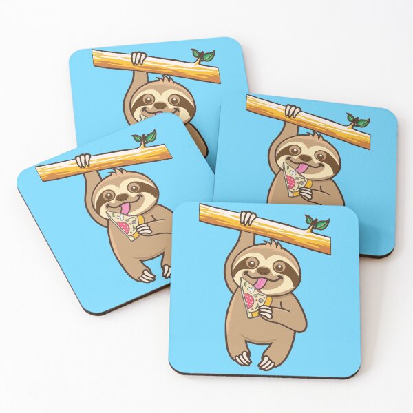 Item preview, Cute Sloth Pizza designed and sold by plushism.
