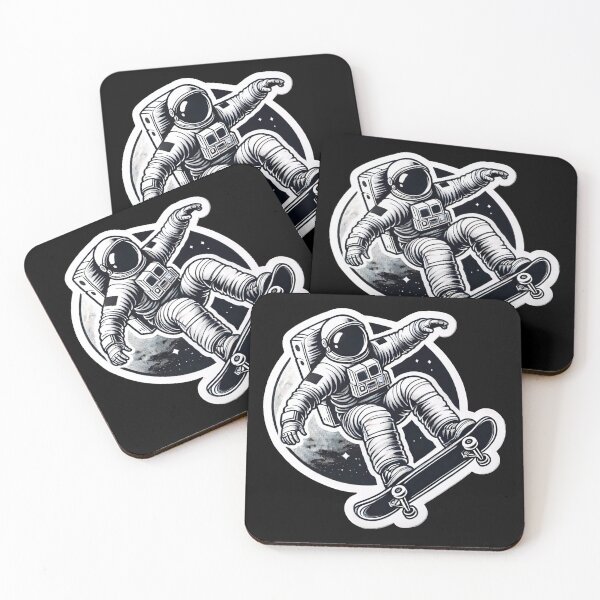 Item preview, Skateboarding Astronaut designed and sold by PinUpPizzazz.