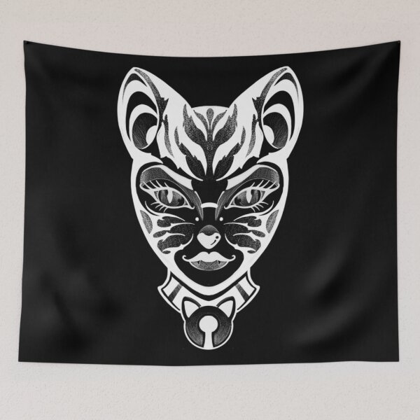 Item preview, Gothic cat woman in white designed and sold by 7Delamancha.