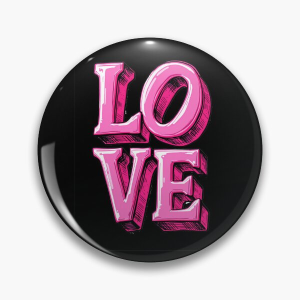 Item preview, Bold Pink LOVE Design designed and sold by Bizu digitalart..