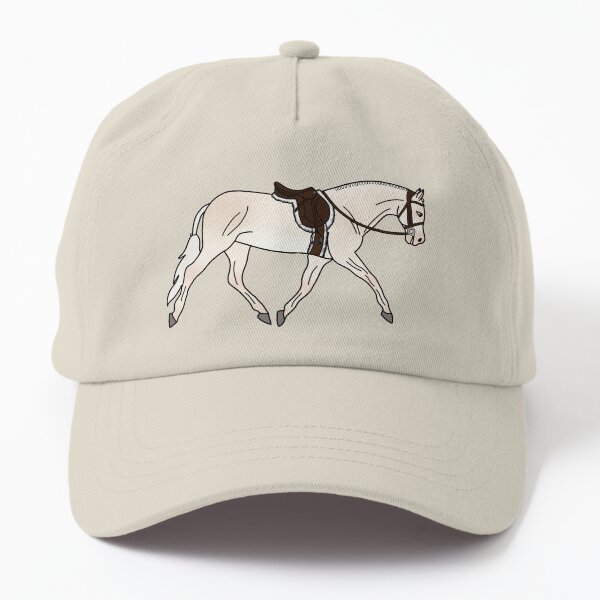 Aperçu de l'œuvre Cheval de chasse Cremello créée et vendue par Trotting Hooves.