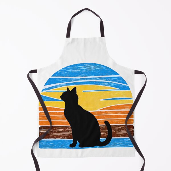 Item preview, Cat Vintage Sunset – Retro Silhouette Kitty Lover Design designed and sold by Fredster1966.