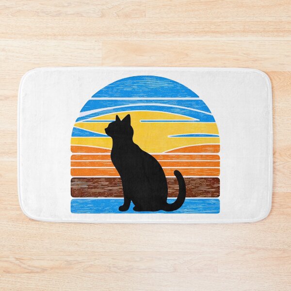 Item preview, Cat Vintage Sunset – Retro Silhouette Kitty Lover Design designed and sold by Fredster1966.