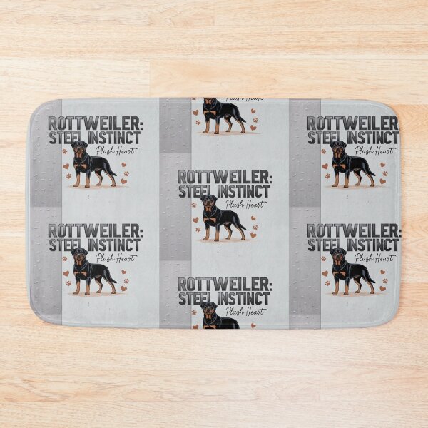 Item preview, Rottweiler Emotional Design – Steel Instinct, Plush Heart designed and sold by All Creative Designer.