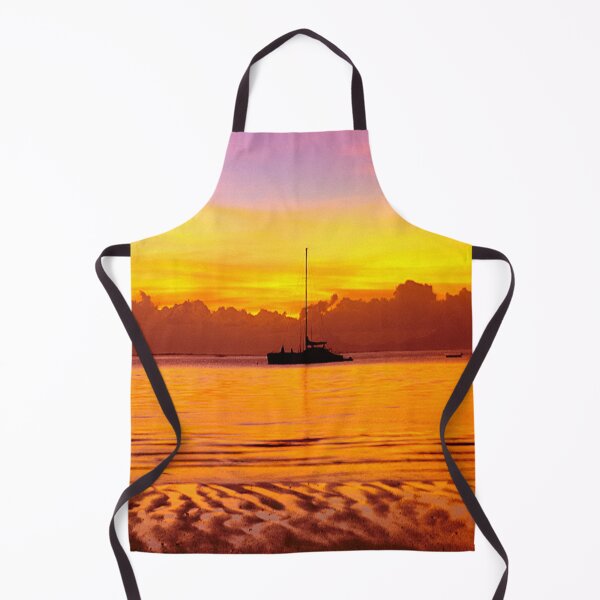 Item preview, Tropical Sunset and Sailboat Silhouette in South Pacific Art Photo designed and sold by DEC02.