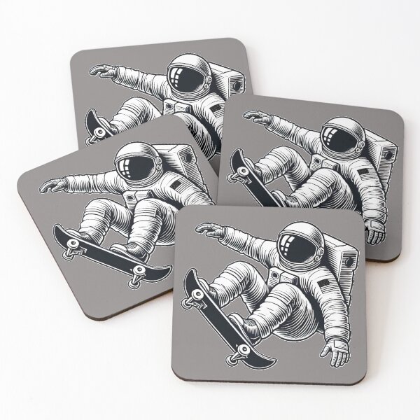 Item preview, Skateboarding Astronaut designed and sold by PinUpPizzazz.