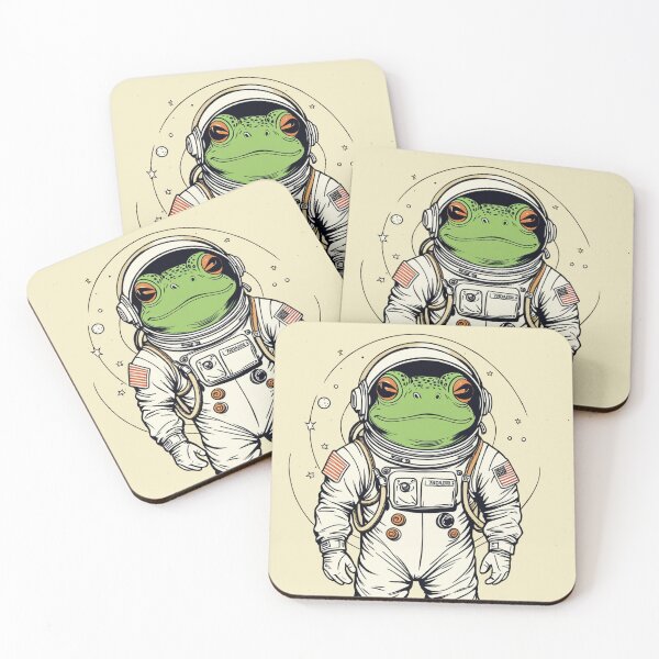 Item preview, Frog astronaut designed and sold by Atlantico54.