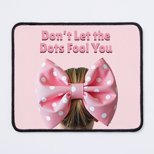 Item preview, Don’t Let the Dots Fool You – Polka Dot Bow Sass designed and sold by BlindCatCreative.