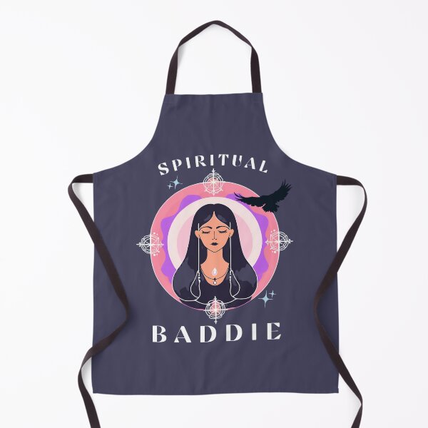 Item preview, “Spiritual Baddie” - Divine Feminine Oracle with Cosmic Raven Guide designed and sold by beaniedreamie.