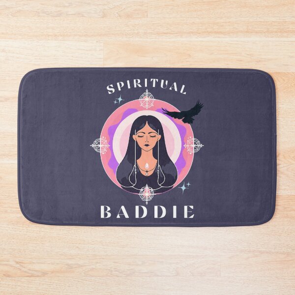 Item preview, “Spiritual Baddie” - Divine Feminine Oracle with Cosmic Raven Guide designed and sold by beaniedreamie.