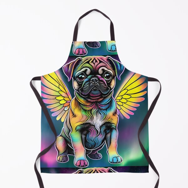 Item preview, Rainbow Galaxy Space Pug designed and sold by The Devil That You Forgot.