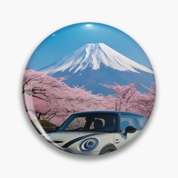 Item preview, Mini Cooper with Mount Fuji designed and sold by tmdstore.